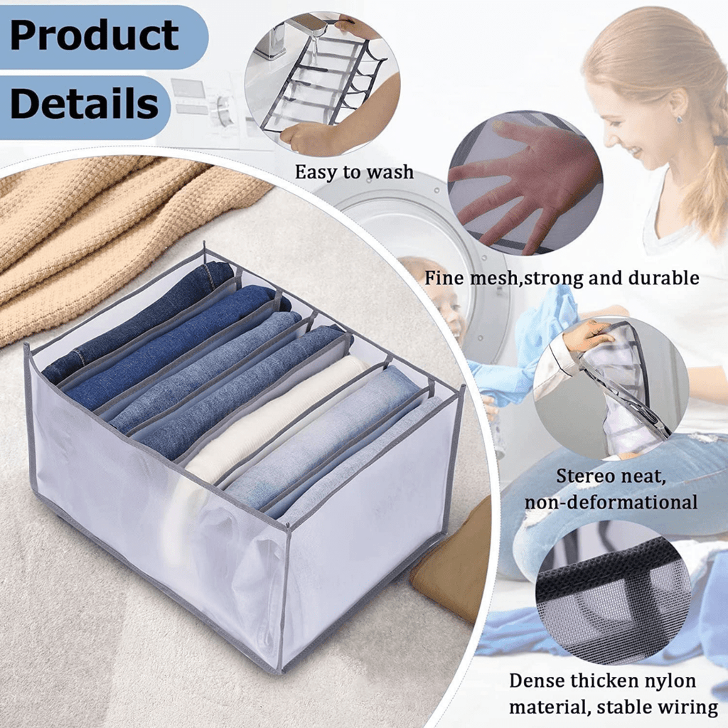 FOLDSPACE – Closet Organizer Set for Neat and Wrinkle-Free Storage