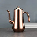 Food-Grade Stainless Steel Tea Kettle Long Mouth Teapot with Strainer