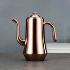 Food-Grade Stainless Steel Tea Kettle Long Mouth Teapot with Strainer