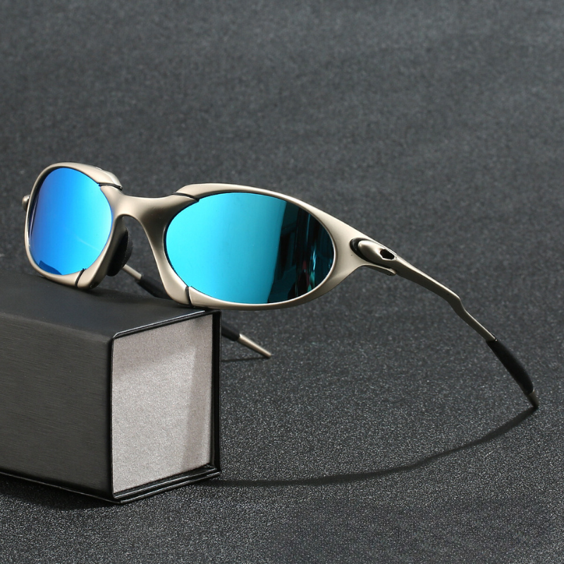 Men’s Sport Polarised Sunglasses – UV Protection with Lightweight Metal Frame