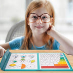 FracLuxe Magnetic Fraction Disc Set | Hands-on math learning tool for fractions and decimals