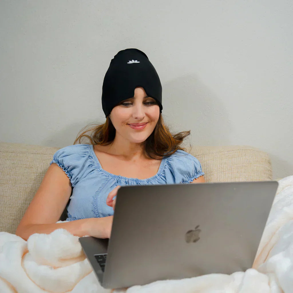 HeadRelax Warm-Cold Therapy Mask – Relieves Migraine & Headache Immediately