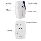 IcoolGadget NEW Wireless Door Bell 36 CHIME Home Cordless Portable 100M Range Digital Doorbell Waterproof High Quality