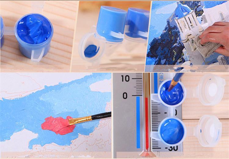 Geeky Frog - Van-Go Paint-By-Number Kit