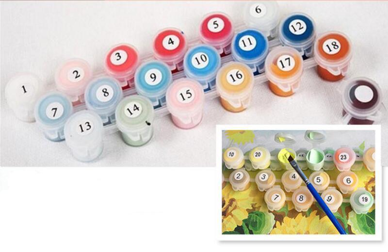 Geeky Frog - Van-Go Paint-By-Number Kit