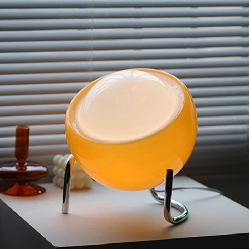 RETRO GLASS TABLE LAMP - AMBIENT NORDIC NIGHT LIGHT