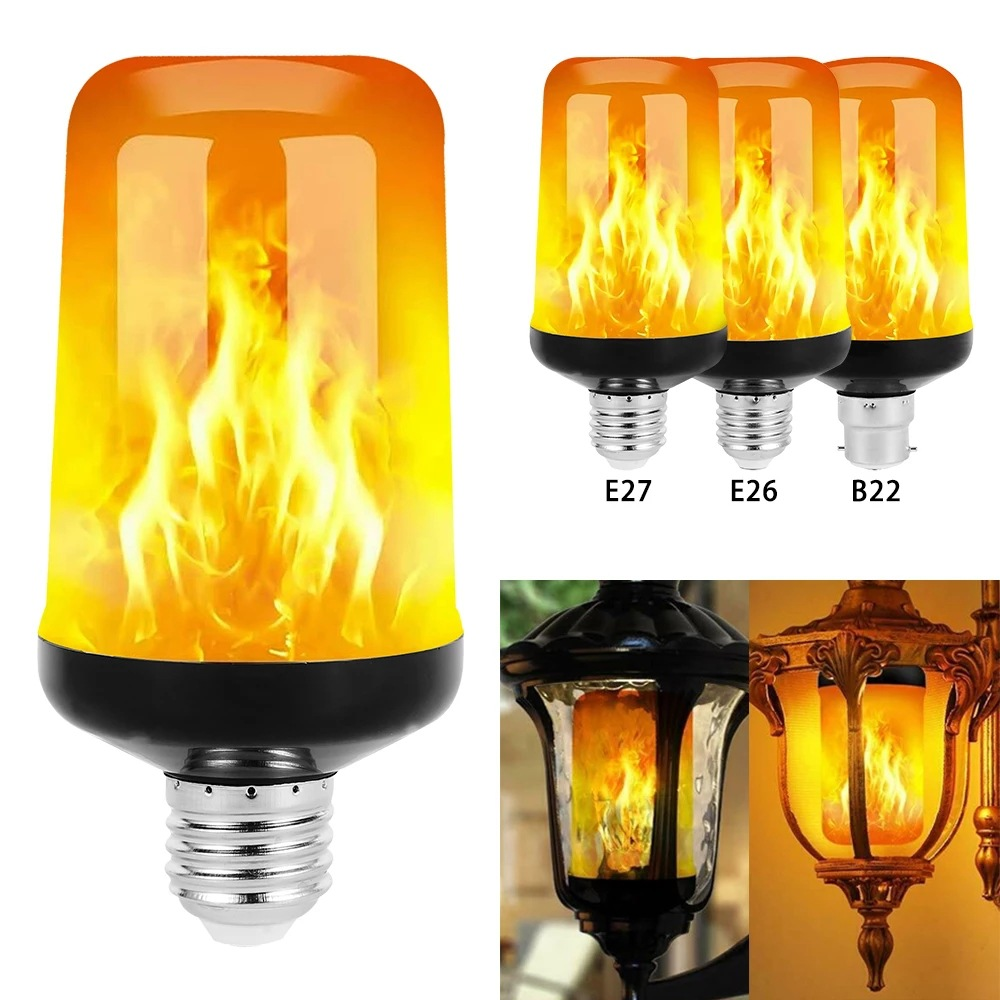 LED Party Lamp with 4 Fire Modes