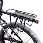 Quick-Release Aluminum Bike Rear Rack with Reflective Plate