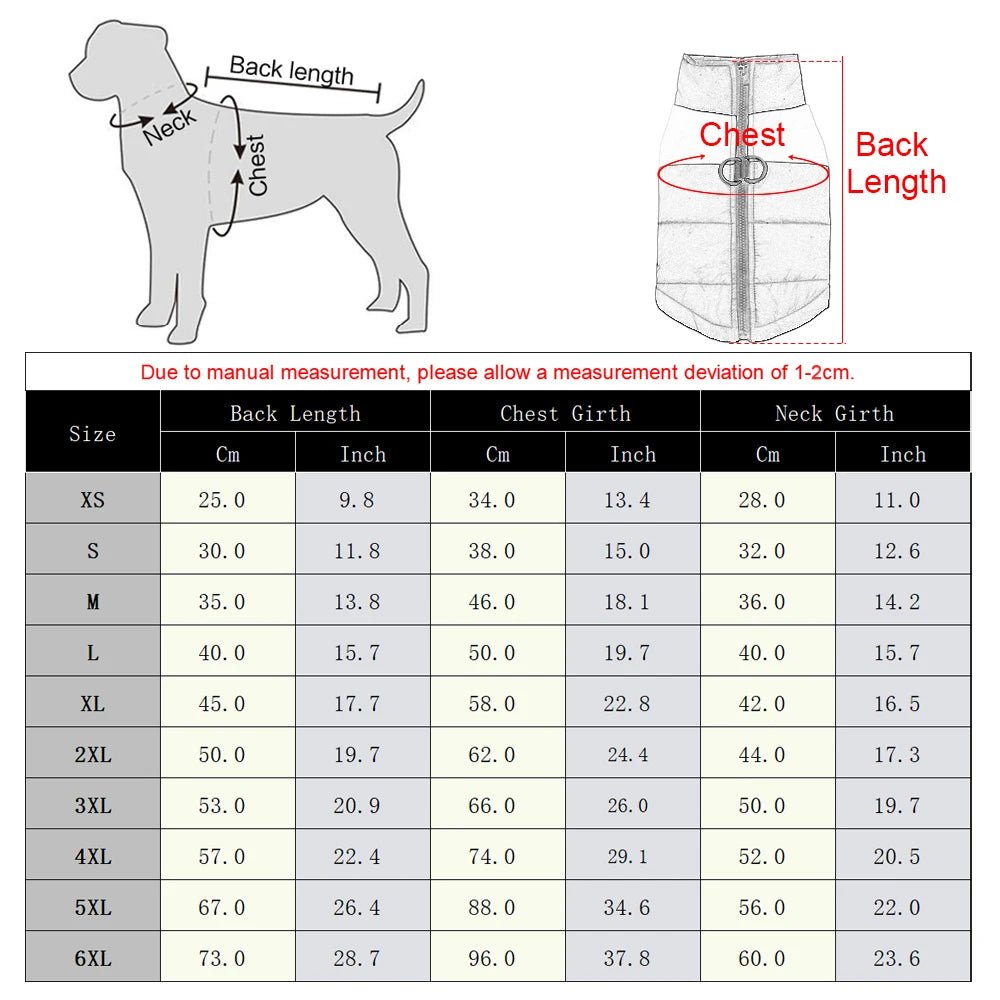 FrostPaw – Winter Jacket for Dogs with Protection and Comfort