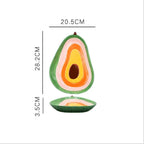 Vegetable Shapes Ceramic Salad Plate