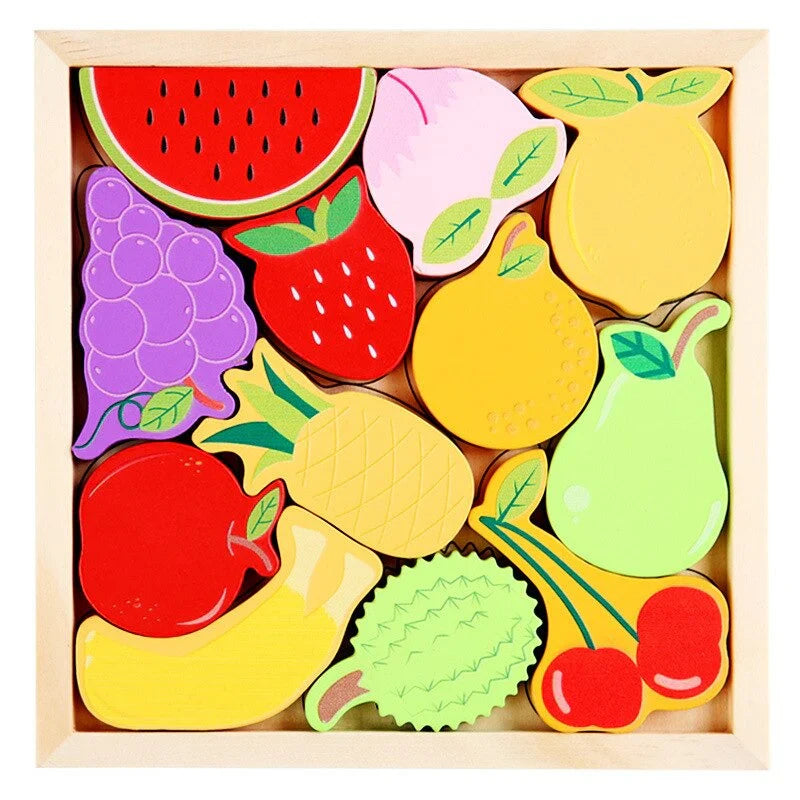 WoodlandPuzzle - How Do the Shapes Fit Into the Frame? - Shape Puzzle