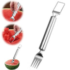 HandyFruit Pro – Dual Blade & Fork for Effortless Fruit Preparation