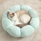 Deep Sleep Flower Shape Cat Bed