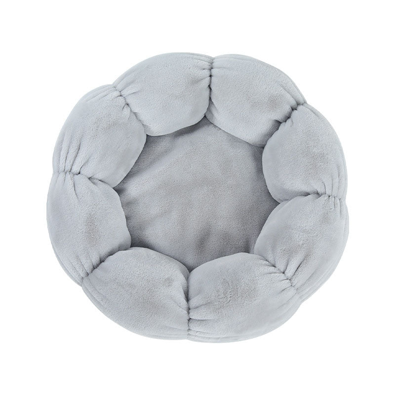Deep Sleep Flower Shape Cat Bed