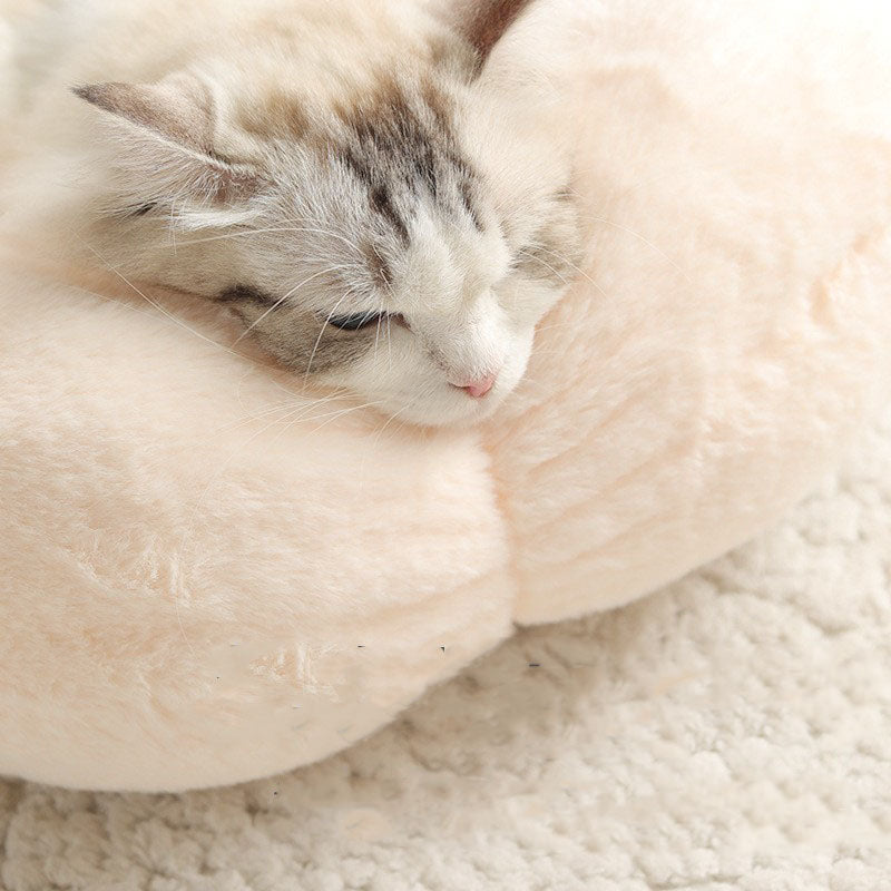 Deep Sleep Flower Shape Cat Bed