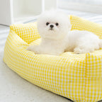 Rectangular washable dog bed breathable pet bed