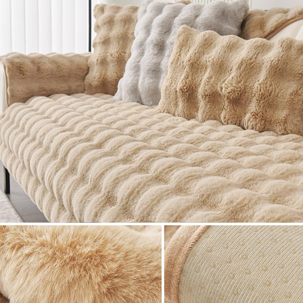 FurGuard - Thick Plush Dog Sofa Cover
