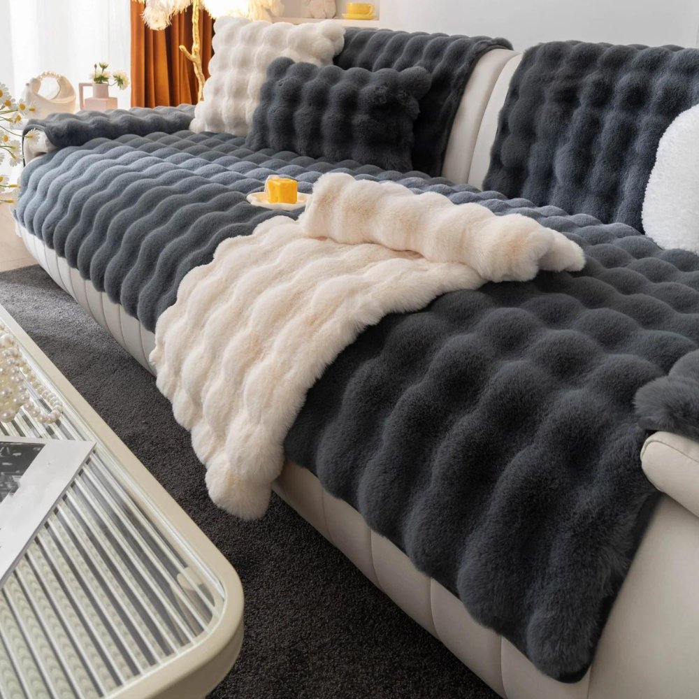 FurGuard - Thick Plush Dog Sofa Cover