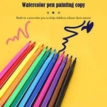 Creative drawing board with watercolour pens for children