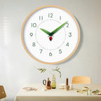 Timeless Perch Clock - Chic Natural Time Clock with Bird and Flowers