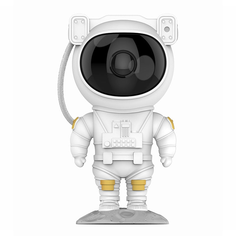 Galaxy Star Projector Night Light - Astronaut Theme Room Decor, Starry Sky Lamp for Bedroom Decoration and Unique Gift Idea