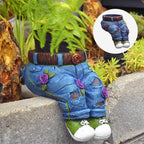 GardenBuddy Gardener Resin Succulent Pot Sculpture