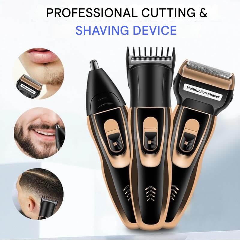 ProCare 3-in-1 Trimmer – Wireless Beard Trimmer, Nose Hair Trimmer and Shaver