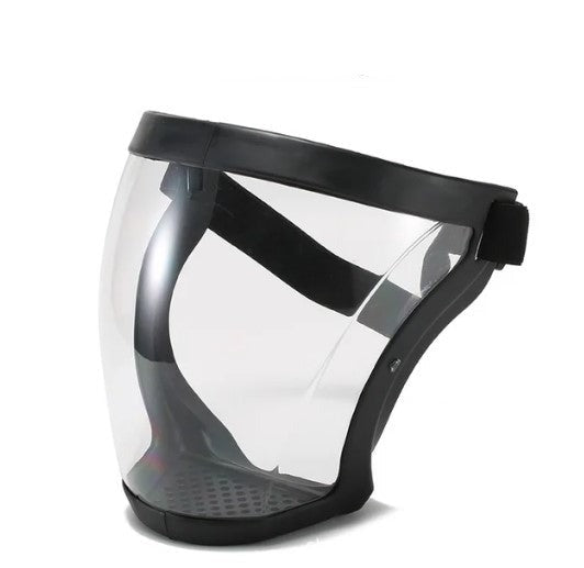 Transparent shield, full freedom of movement