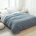 Cotton Geometric Blanket Throw