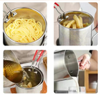 CookPro - Compact Fryer Set with Oil Saving Button