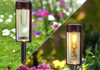Waterproof solar-powered outdoor lighting