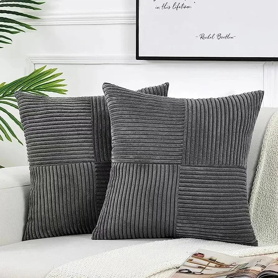 VelvetEase – Soft Corduroy Cushion Covers