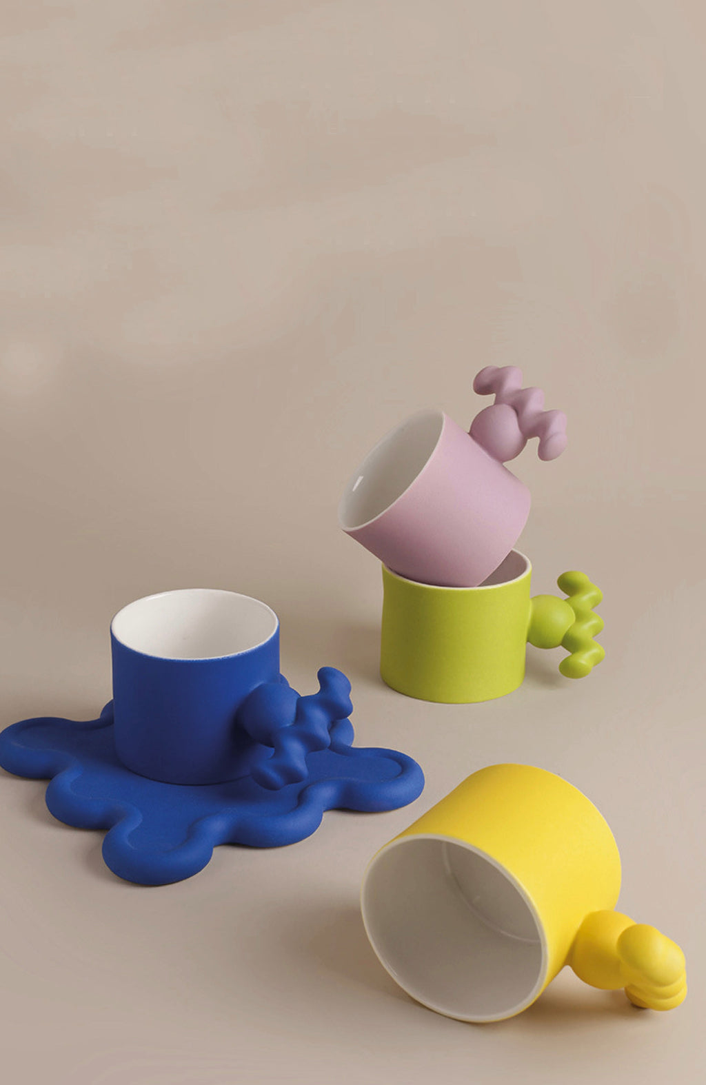Cupido - Handmade Porcelain Cup and Saucer Set