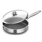 SmartSlick - Antibacterial Oil-Saving Cooking Pan with Non-Stick Coating