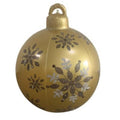 Giant Inflatable Christmas Ornament, 24 Inch Christmas Ball Outdoor Holiday Yard Lawn Porch Decor