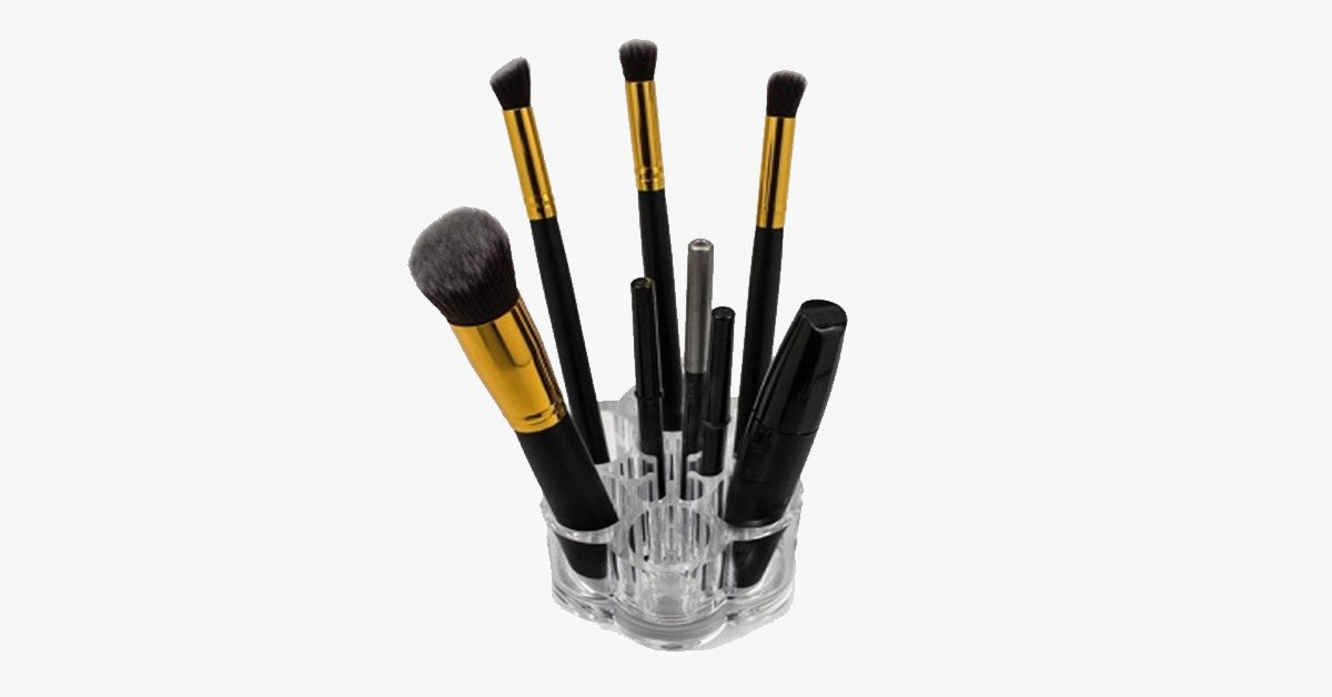 Acrylic Make Up Brush Holder