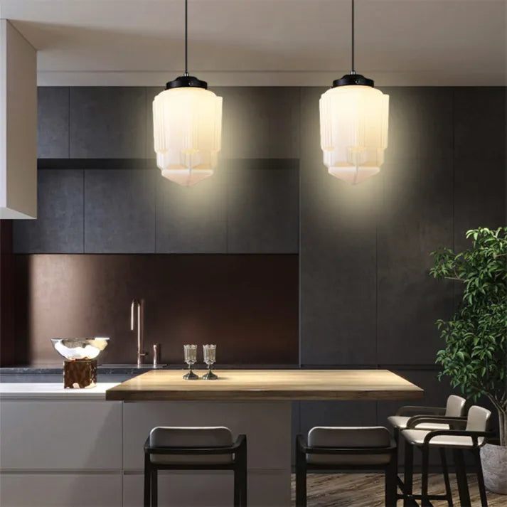 Geometric lamp that will illuminate the space