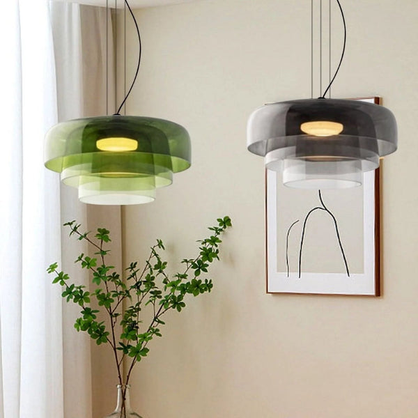 Norwegian Glass Pendant Lamp