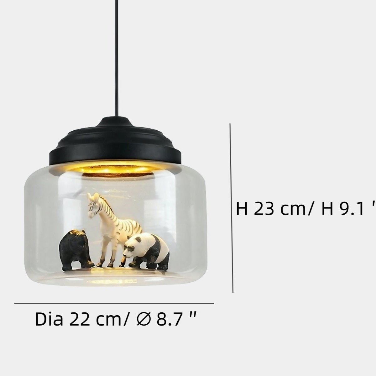 Add a touch of magic with the Little Zoo lampshade