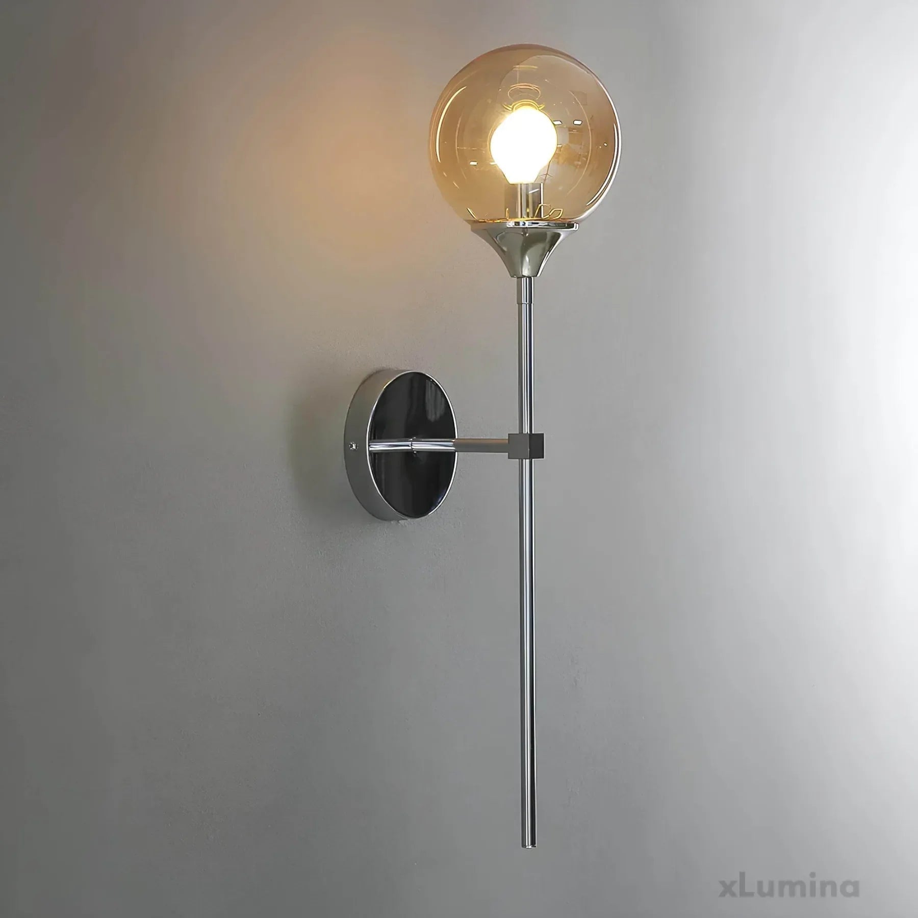 – Scandinavian modern glass wall lamp