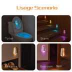 GlowBowl Motion – Motion Detector Toilet Light with 7 RGB Colors