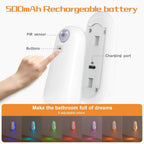 GlowBowl Motion – Motion Detector Toilet Light with 7 RGB Colors