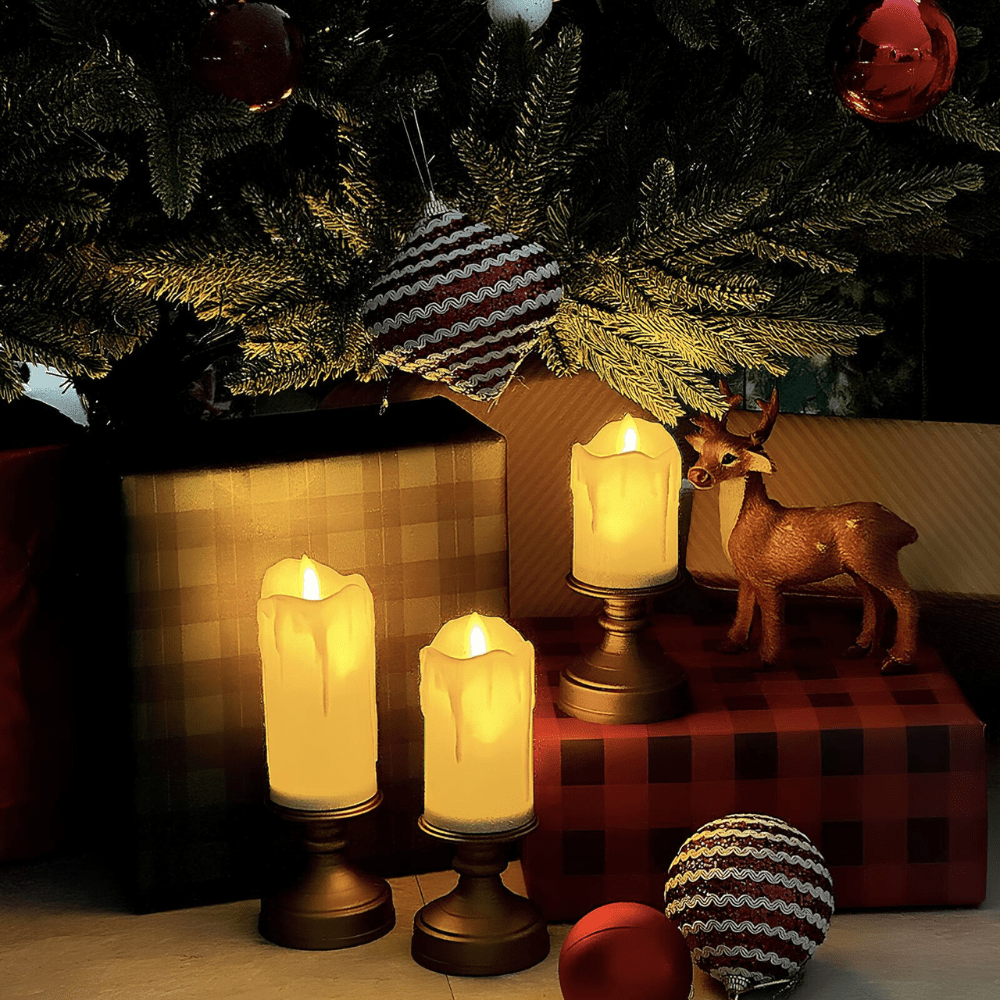 GlowFlicker – LED Candles with Flickering Light Effect