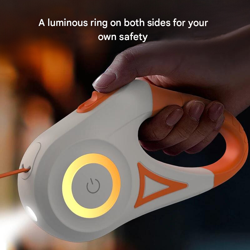 GlowGuard Illuminating Dog Leash with Flashlight