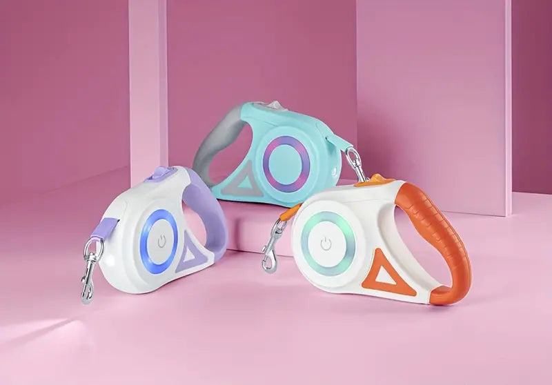 GlowGuard Illuminating Dog Leash with Flashlight