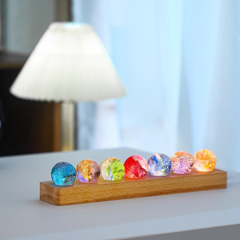 Glowing Cosmic Crystals - AstroGlow Orbs