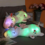 Lunacorn Glowing Unicorn | Cuddly Plush Friend | Rainbow LEDs | Perfect Gift for Children