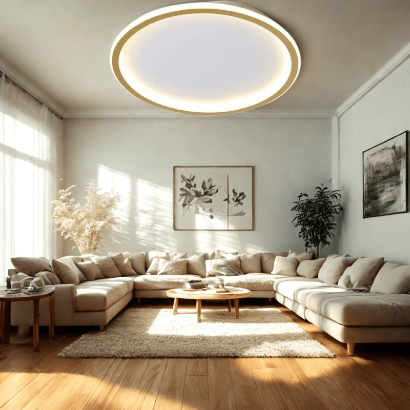GLOWLITH – Scandinavian LED Ceiling Lamp for Modern, Glare-Free Lighting