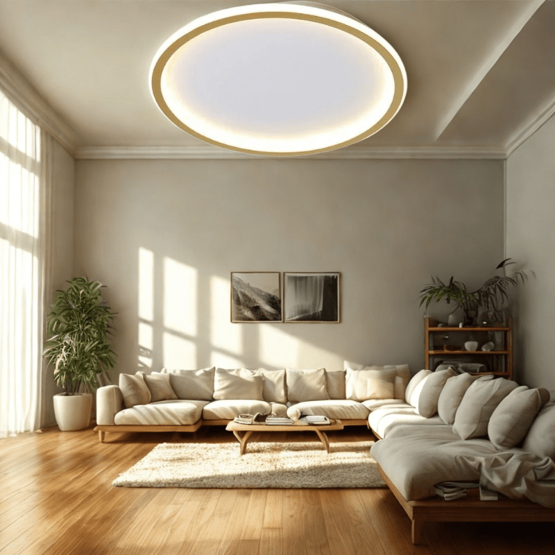 GLOWLITH – Scandinavian LED Ceiling Lamp for Modern, Glare-Free Lighting