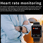 GlucoWatch Health Monitoring Smartwatch with Heart Rate and Sleep Tracking